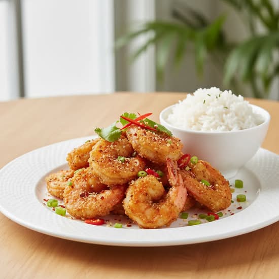 144. Deep-Fried Prawn with Spicy Salt (Shell on) 椒鹽中蝦 (連殼)